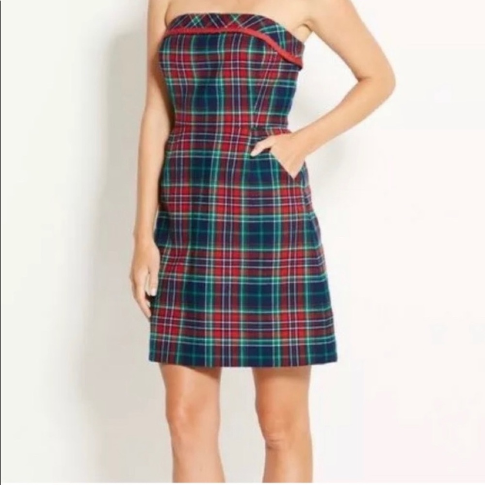 Vineyard Vines plaid tartan holiday dress